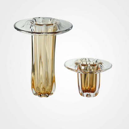 Amber Blooming Vase