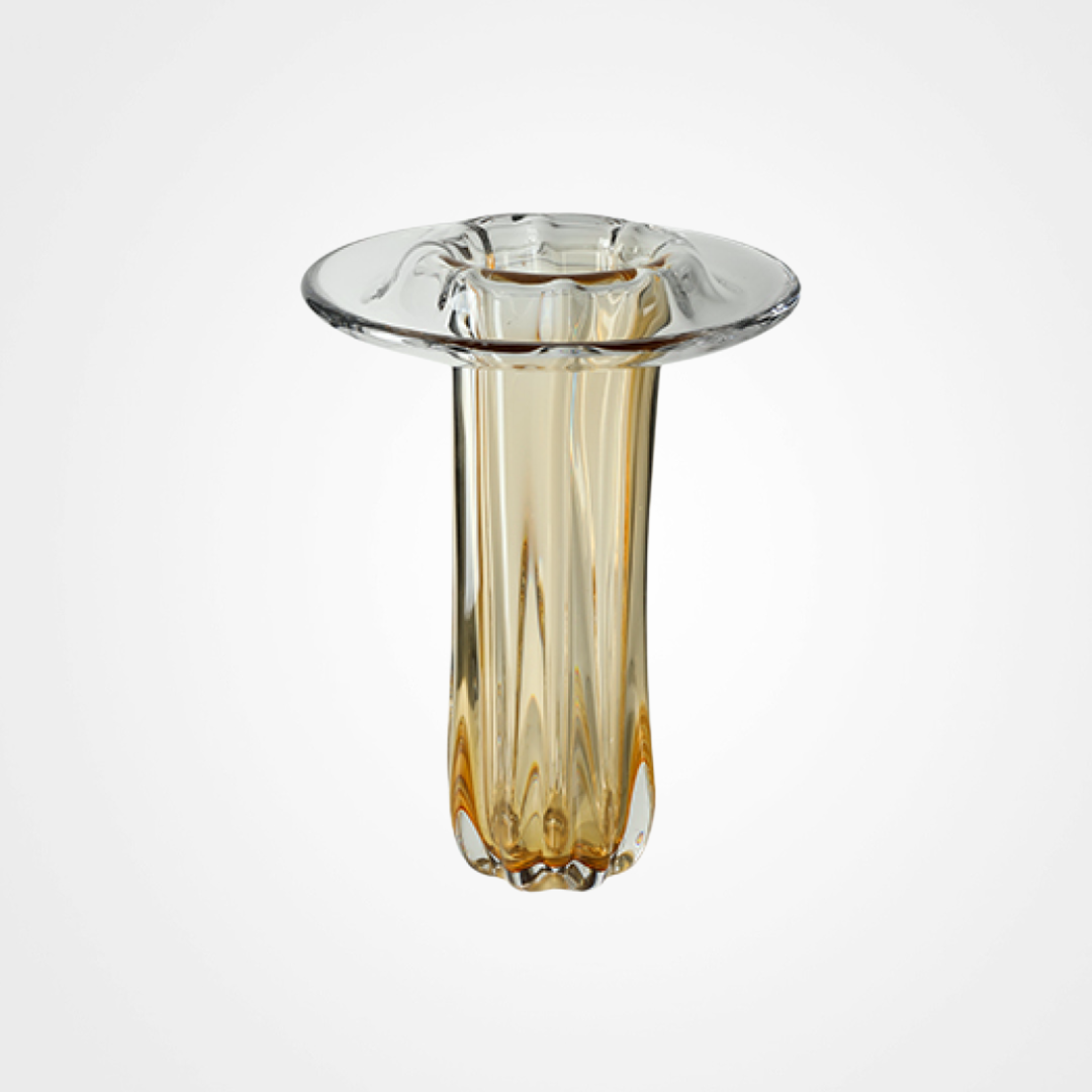 Amber Blooming Vase
