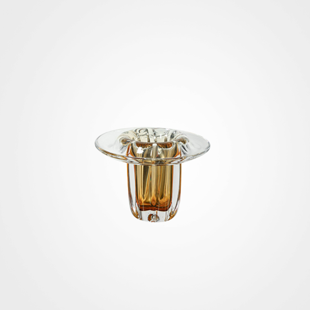 Amber Blooming Vase