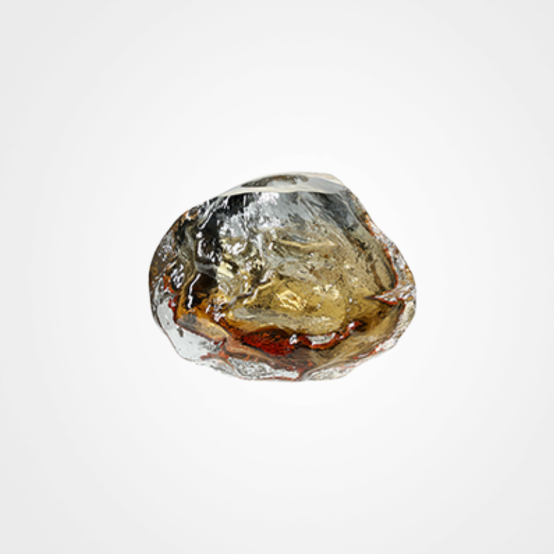 Amber Ice Vase