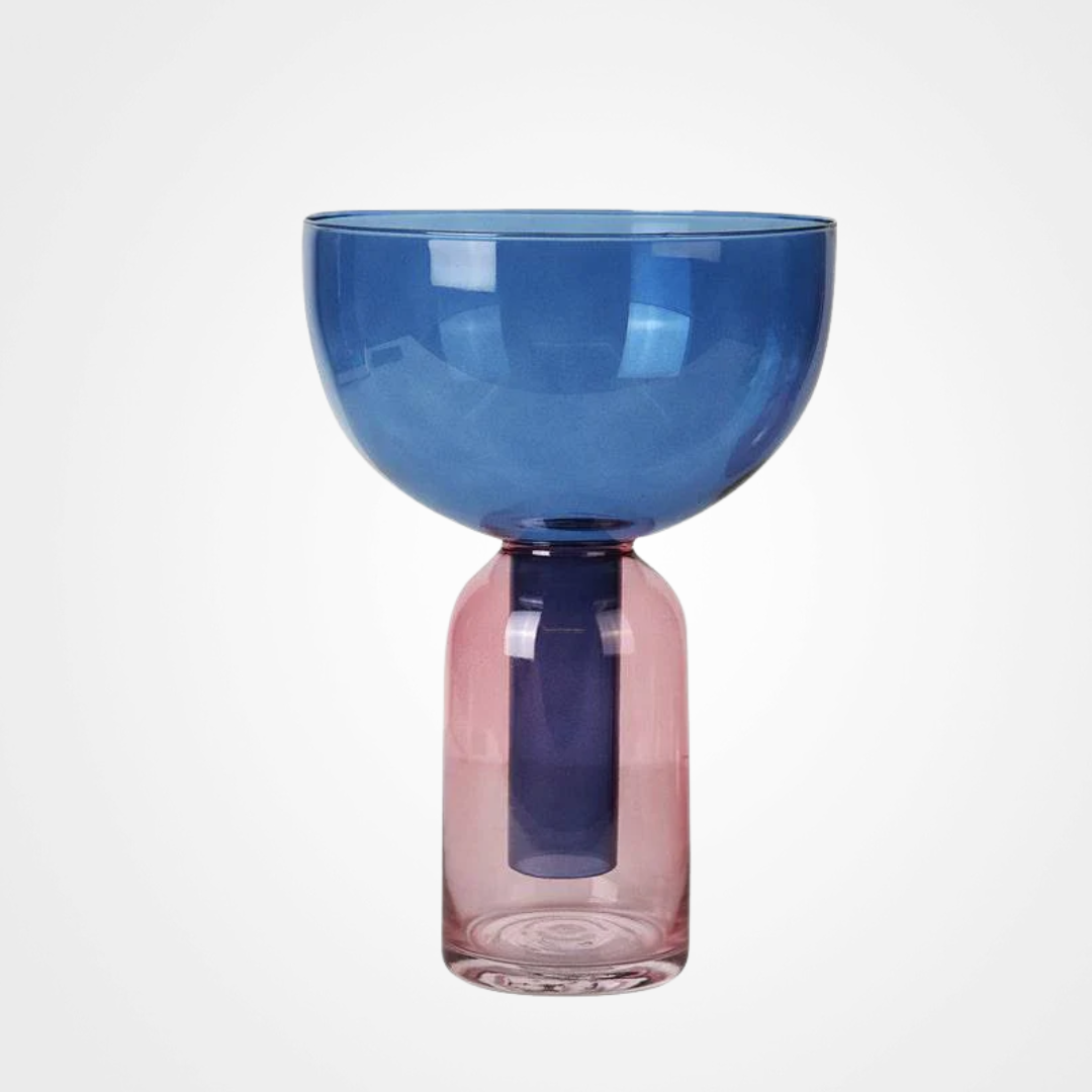 Blue Funnel Vase