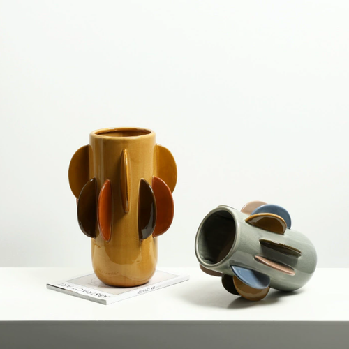 Colorful Fin Vase