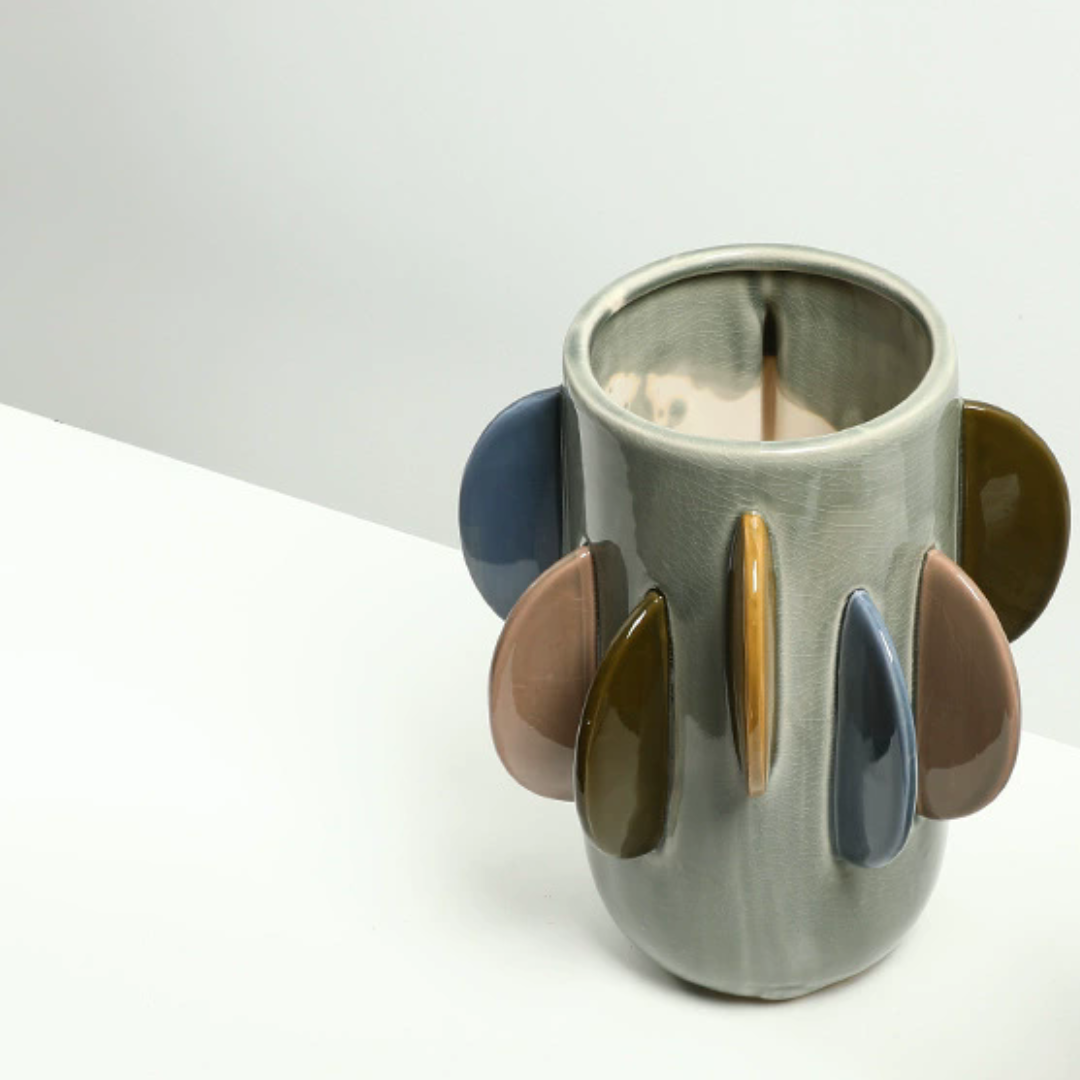 Colorful Fin Vase