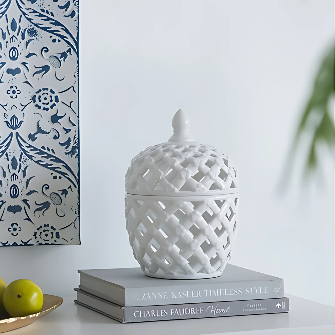 LA_1106 Ballas Bird Lidded Jar