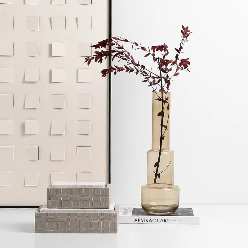 Three-Layer Glass Vase