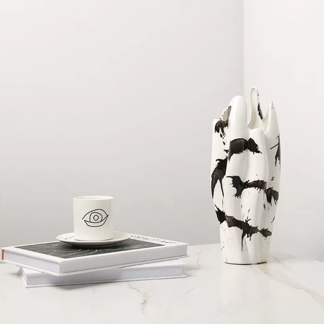 Ink Ceramic Vase