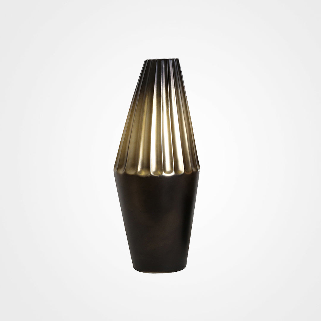 LA-1943 Black Gold Vase