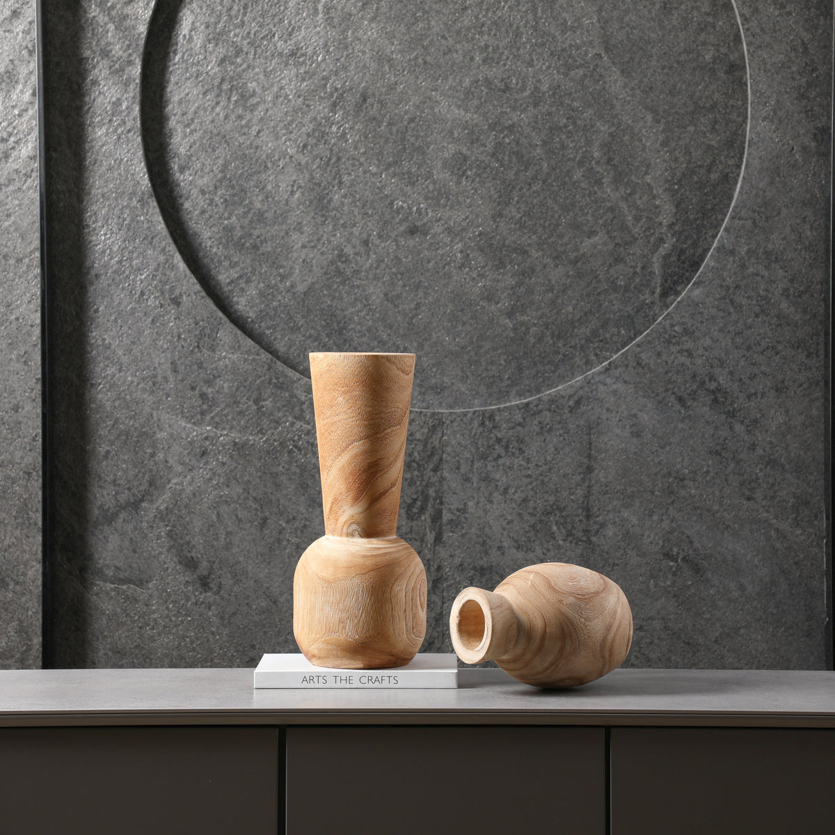 LA-MC23013 Wood Vase
