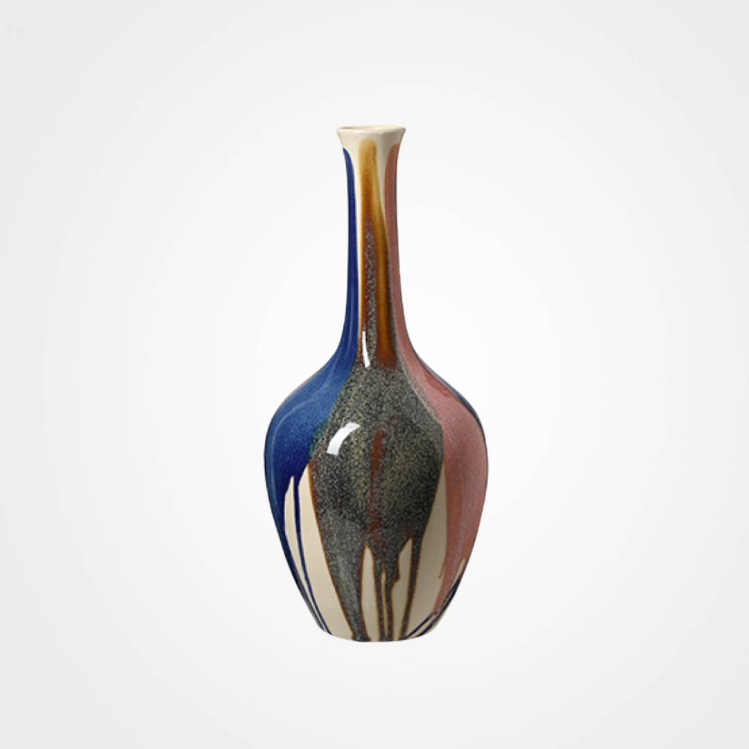 Splashed Glaze Vase