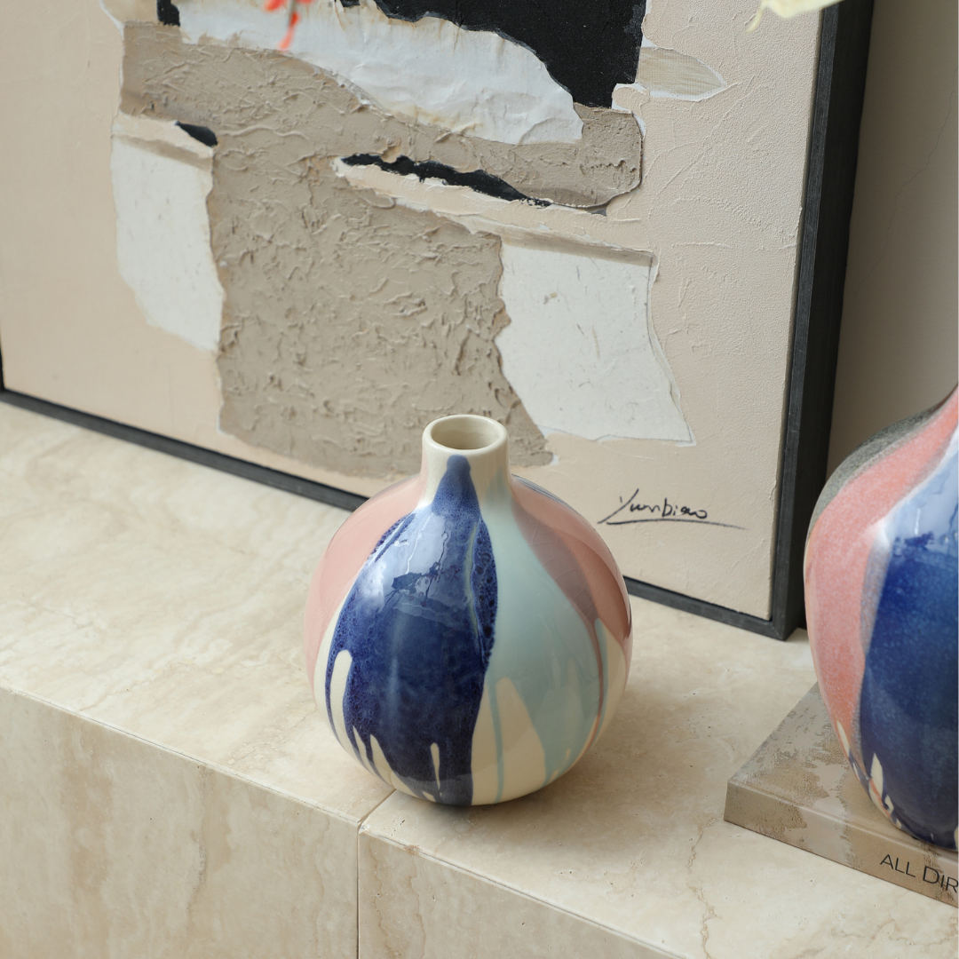 Splashed Glaze Vase