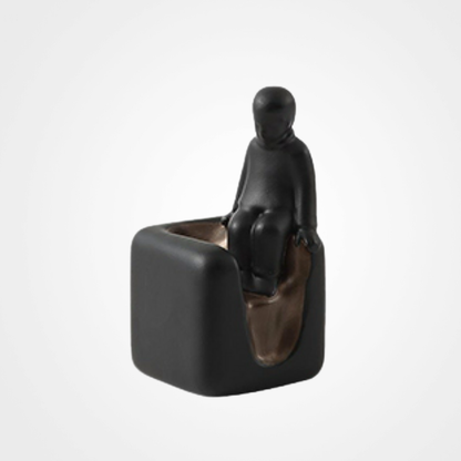 Square Sitting Man