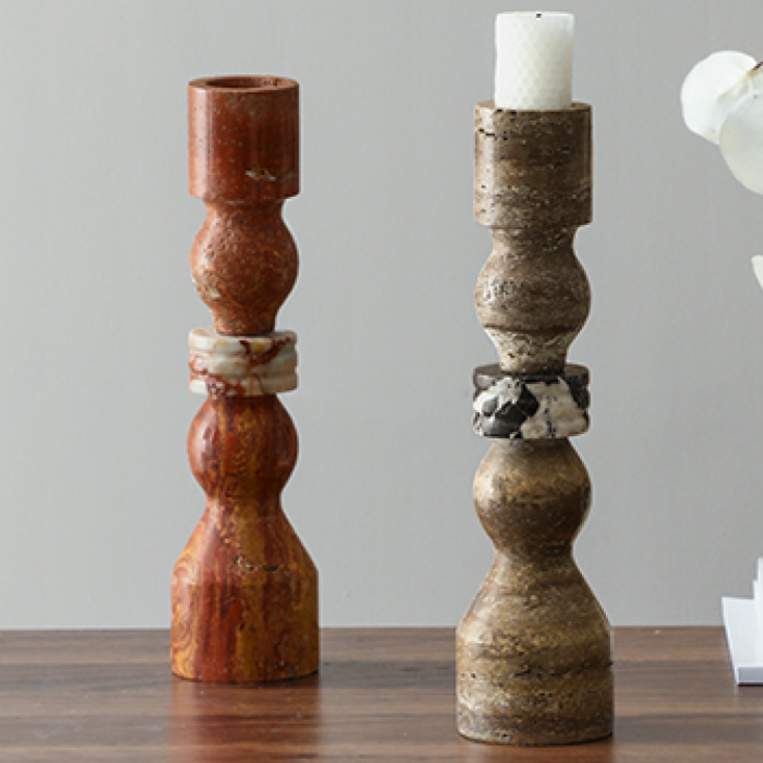 Stone String Candlestick